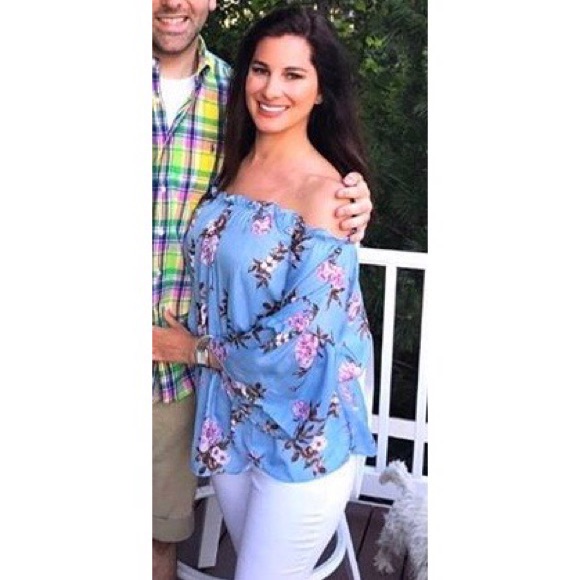 Floral Off The Shoulder Blouse